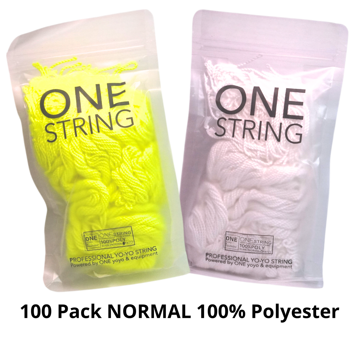 ONE YOYO & EQUIPMENT 100 Pack NORMAL 100% Polyester - Cuerda de yoyo
