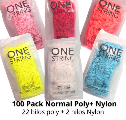 ONE YOYO & EQUIPMENT 100 Pack Normal Poly+ Nylon