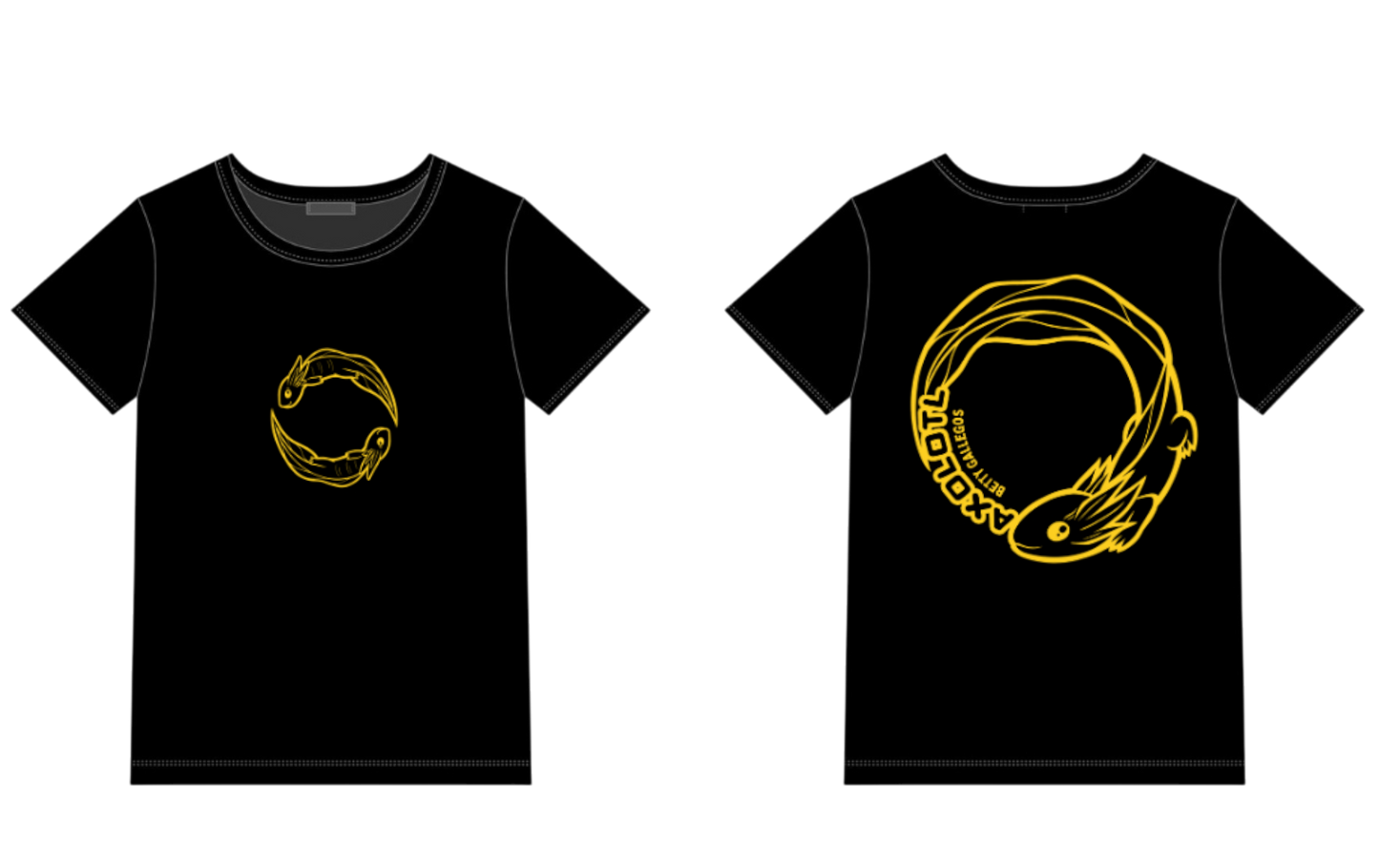 AXOLOTL BETTY GALLEGOS T-SHIRT