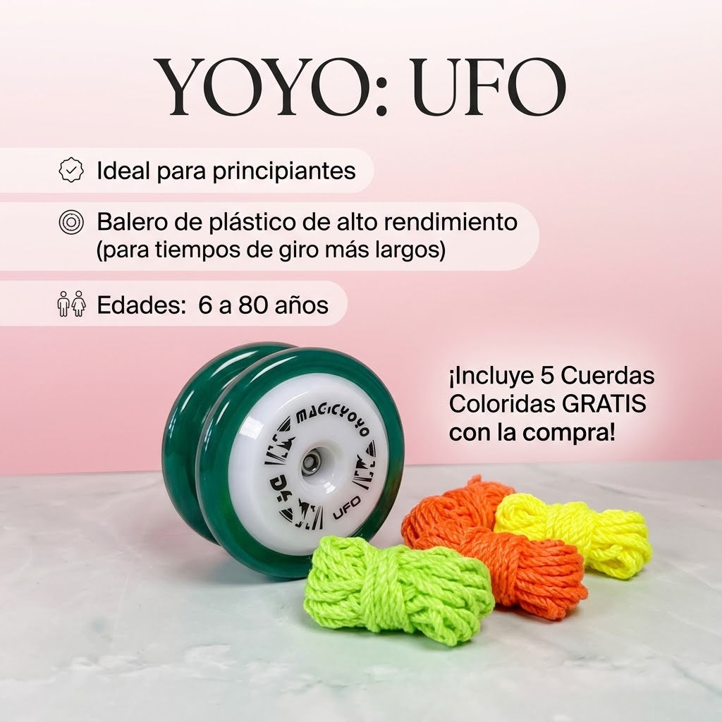 UFO 🛸 - YOYO DE PRINCIPIANTES - 5 Cuerdas gratis