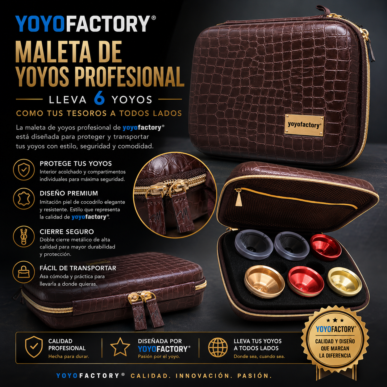 🚨ULTIMA Miracle Maleta de 6 yoyos - yoyofactory