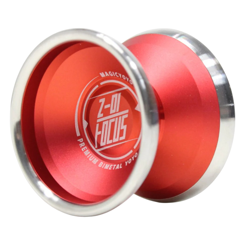 FOCUS Z01 YoYo - YoYo BI-METAL - ¡Aluminio 6061 con anillo de acero inoxidable! MAGICYOYO