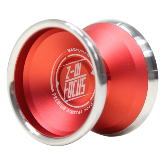 FOCUS Z01 YoYo - YoYo BI-METAL - ¡Aluminio 6061 con anillo de acero inoxidable! MAGICYOYO