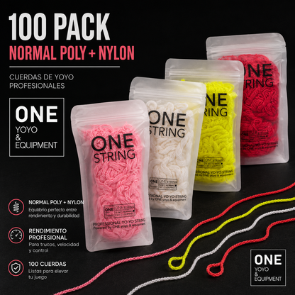 ONE YOYO & EQUIPMENT 100 Pack Normal Poly+ Nylon